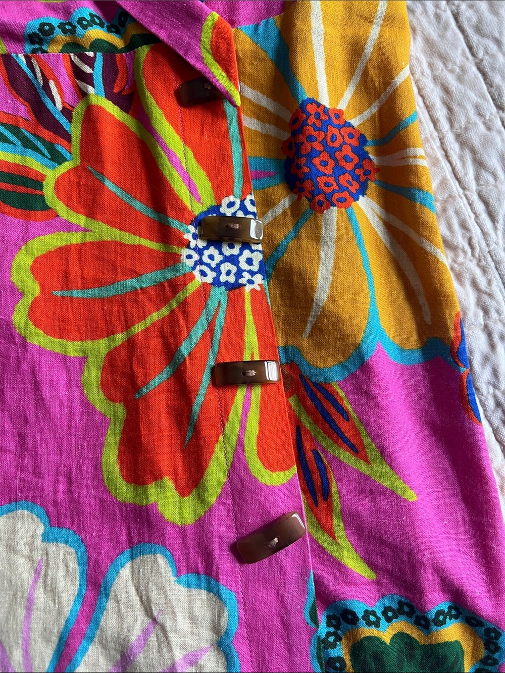 FARM Rio Pink Full Garden Mini Dress - Picture 10 of 12